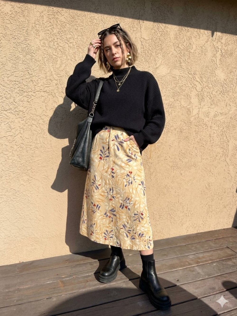 Vintage Liz Claiborne Linen Blend Maxi Skirt Size 10 Cottagecore Boho 90s